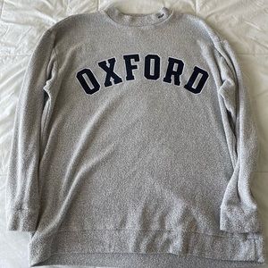 Victoria’s Secret Pink Oxford University Sweatshirt Size Large